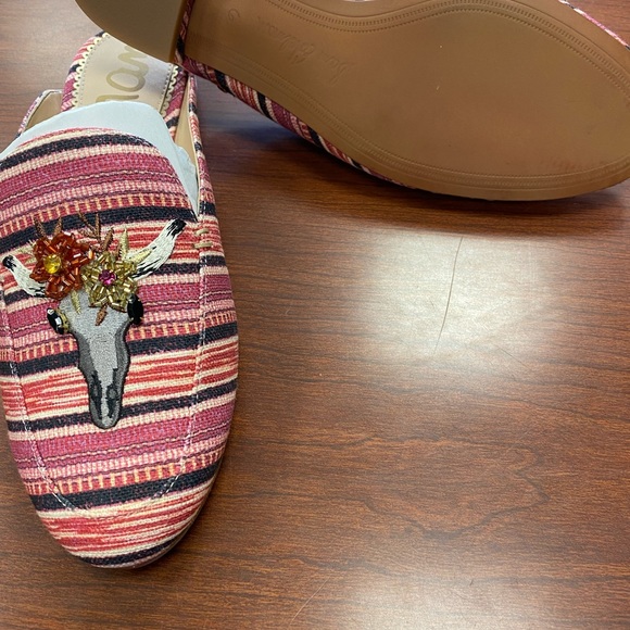 🐮🌸Sam Edelman Pink Serape Mules🌸🐮 - Picture 5 of 6